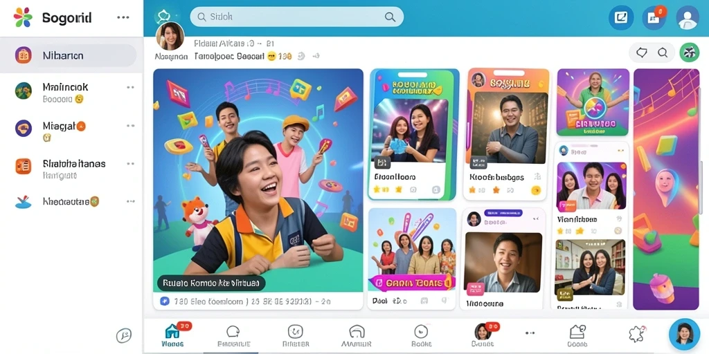 Fitur komunitas untuk berbagi pengalaman bermain.