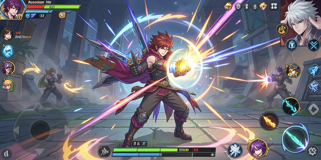 Fitur multiplayer yang memungkinkan interaksi dengan pengguna lain.