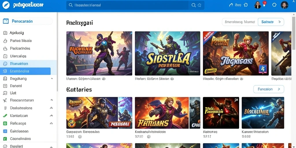 Fitur chat untuk berinteraksi dengan pemain lain.