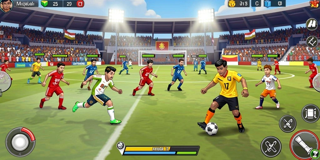 Interaksi pemain dalam mode multiplayer yang seru.