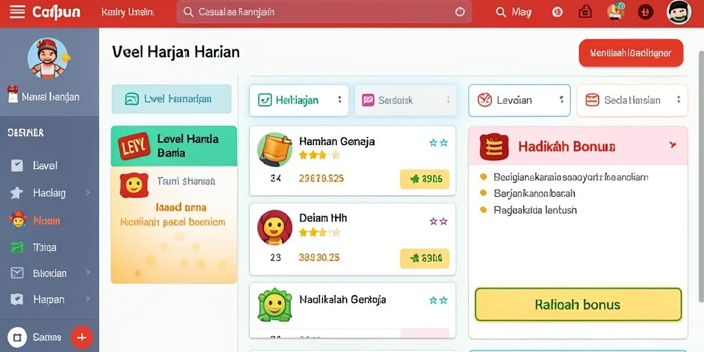 Screenshot aksi mendebarkan saat bermain level tinggi.