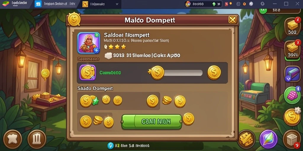 Tantangan yang semakin sulit di setiap level.